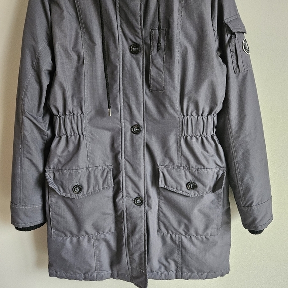 Abercrombie & Fitch The A&F Premium Artic Parka Coat - Picture 5 of 12
